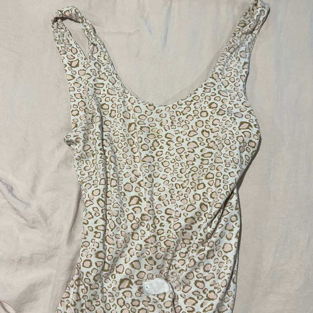 Leopard print bodysuit